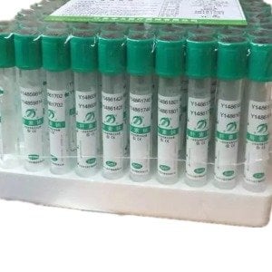 YEŞİL KAPAK LİTYUM HEPARİNLİ KAN ALMA TÜPÜ 9ML 100ADET