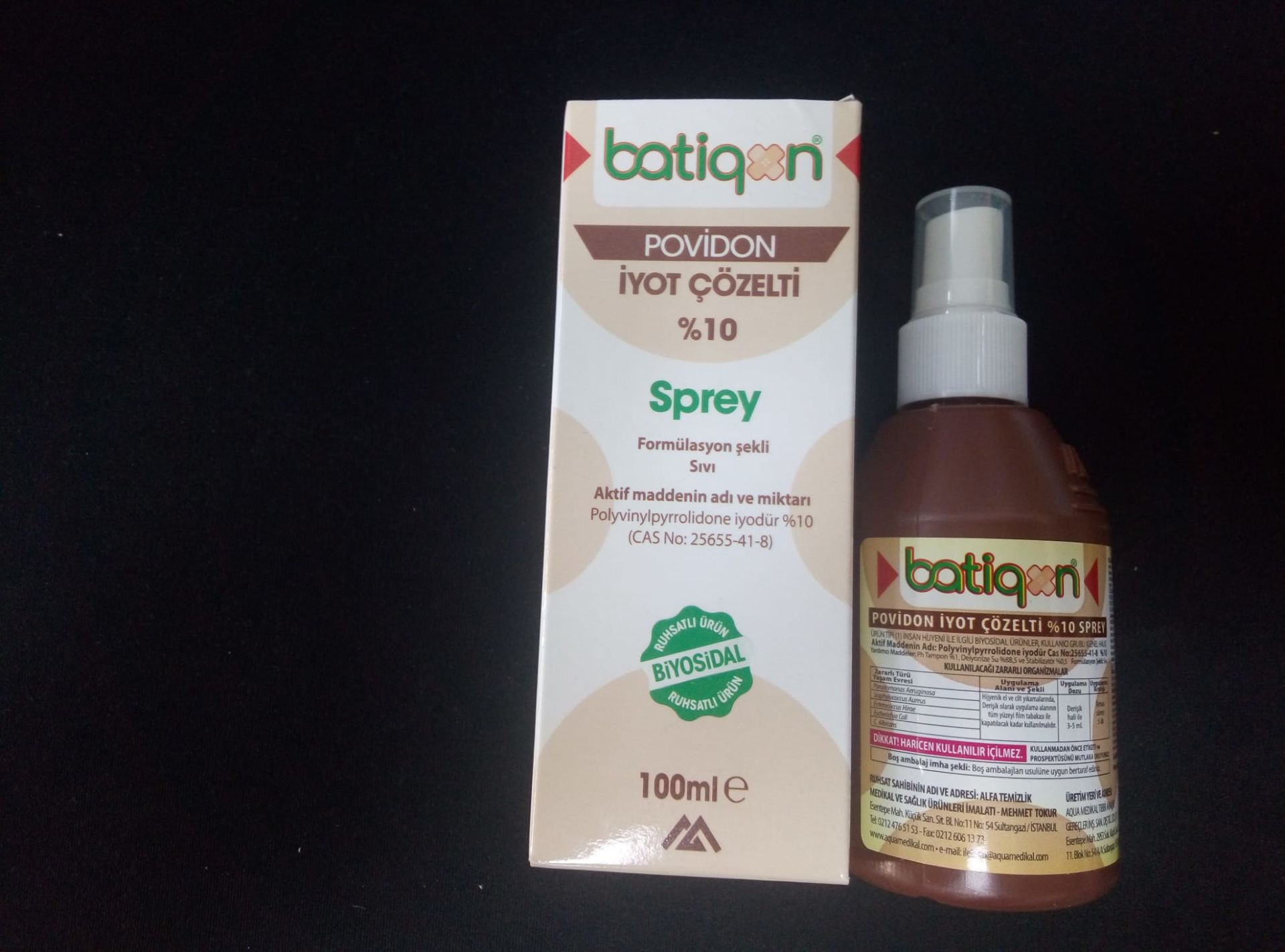 BATİGON POVİDON İYOT ÇÖZELTİ 100 ML