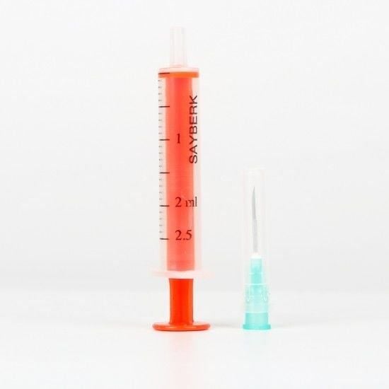 STERİL ENJEKTÖR 2 ML SAYBERK, TEK KULLANIMLIK 25 ADET