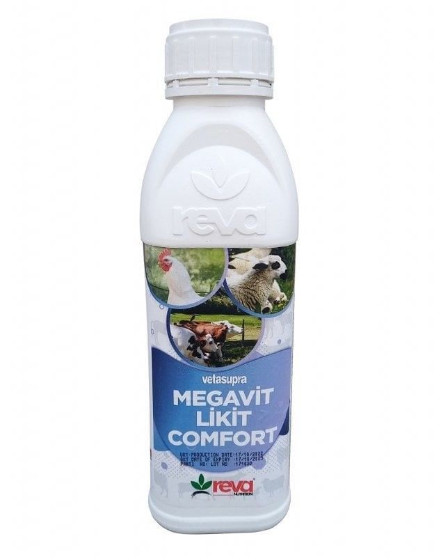 REVA VETASUPRA MEGAVİT SIVI VİTAMİN MİNERAL VE AMİNOASİT PREMİKSİ 1 LT (SIVI PREMİKS)