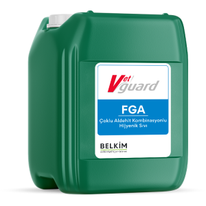 VETGUARD FGA ÇOKLU ALDEHİT KOMBİNASYONLU DEZENFEKTAN ( SIVI ÜRÜNLER YURTİÇİ KARGO İLE GÖDERİM YAPILMAKTADIR.)