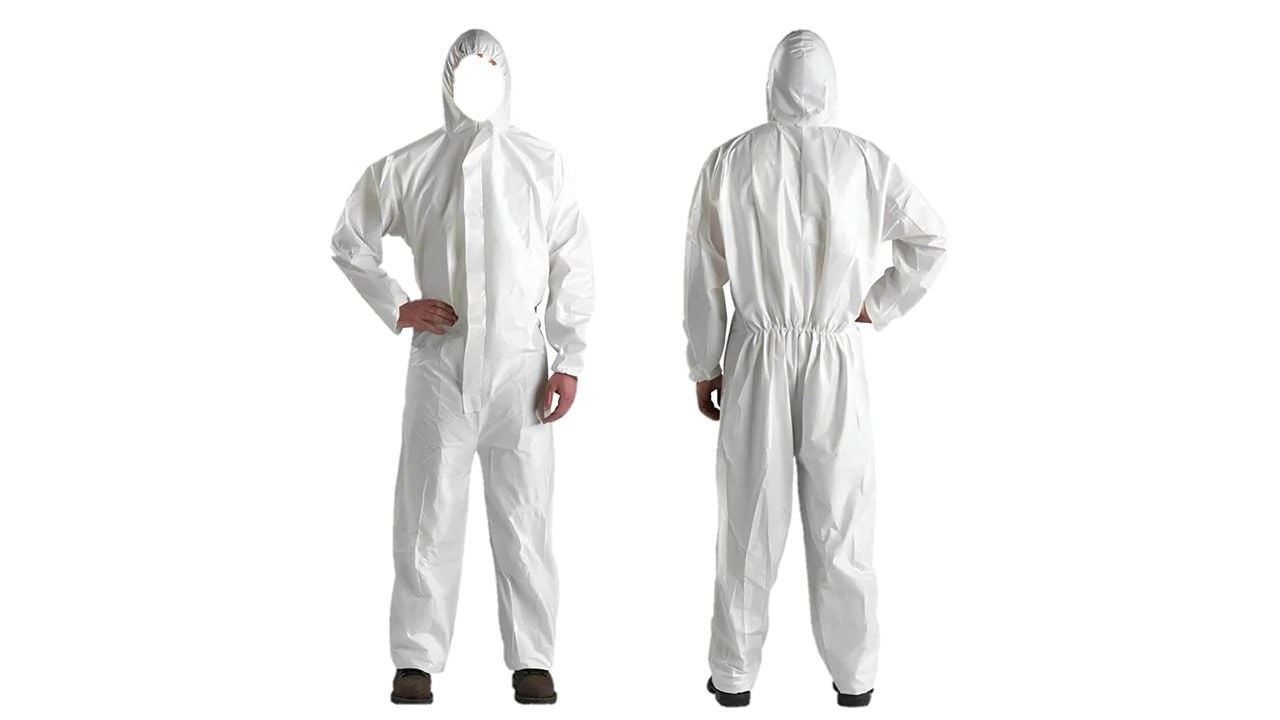 LAMİNELİ  TEK KULLANIMLIK TULUM 55 GR L BEDEN