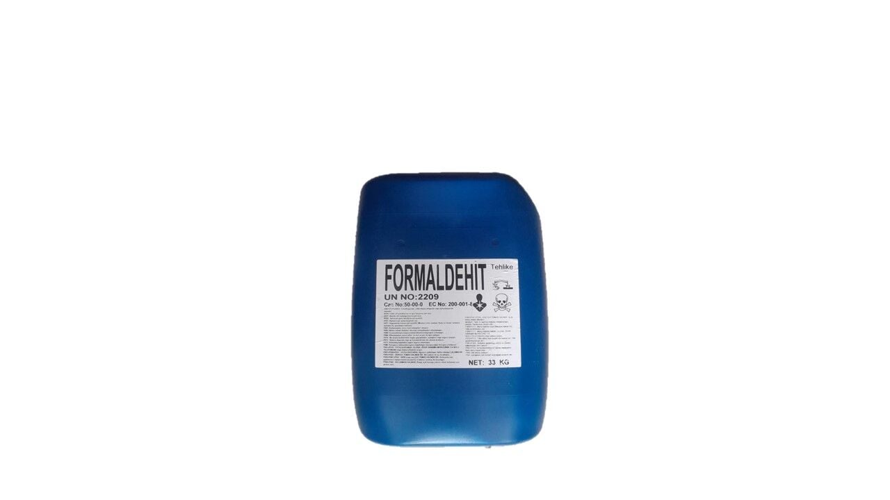 FORMALDEHİT % 37 LİK 30 LT AYAK HAVUZU VE TIRNAK DEZENFEKTANI SOLÜSYONU ( TEHLİKELİ MADDE SINIFINDA OLDUĞU İÇİN SİPARİŞ VERMEDEN ÖNCE ARAYINIZ !  0533 763 37 89 )
