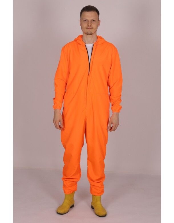 SU GEÇİRMEZ İŞÇİ TULUMU SAĞIMCI, ÇİFTÇİ, BAHÇIVAN, LABORATUVAR TULUMU YAĞMURLUK TURUNCU