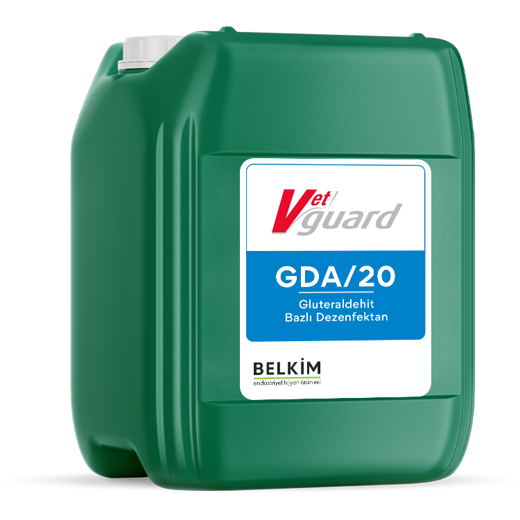 VETGUARD GDA/20 GLUTERALDEHİT BAZLI DEZENFEKTAN 20 LT ( SIVI ÜRÜNLER YURTİÇİ KARGO İLE GÖDERİM YAPILMAKTADIR.)