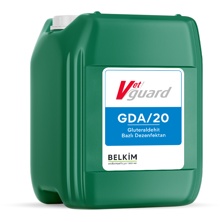 VETGUARD GDA/20 GLUTERALDEHİT BAZLI DEZENFEKTAN 20 LT ( SIVI ÜRÜNLER YURTİÇİ KARGO İLE GÖDERİM YAPILMAKTADIR.)