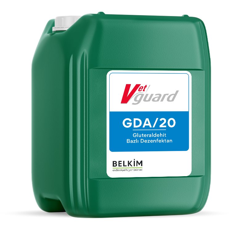 VETGUARD GDA/20 GLUTERALDEHİT BAZLI DEZENFEKTAN 20 LT ( SIVI ÜRÜNLER YURTİÇİ KARGO İLE GÖDERİM YAPILMAKTADIR.)