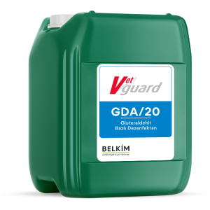 VETGUARD GDA/20 GLUTERALDEHİT BAZLI DEZENFEKTAN 20 LT ( SIVI ÜRÜNLER YURTİÇİ KARGO İLE GÖDERİM YAPILMAKTADIR.)
