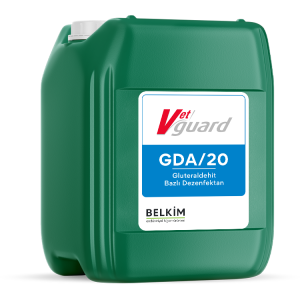 VETGUARD GDA/20 GLUTERALDEHİT BAZLI DEZENFEKTAN 20 LT ( SIVI ÜRÜNLER YURTİÇİ KARGO İLE GÖDERİM YAPILMAKTADIR.)