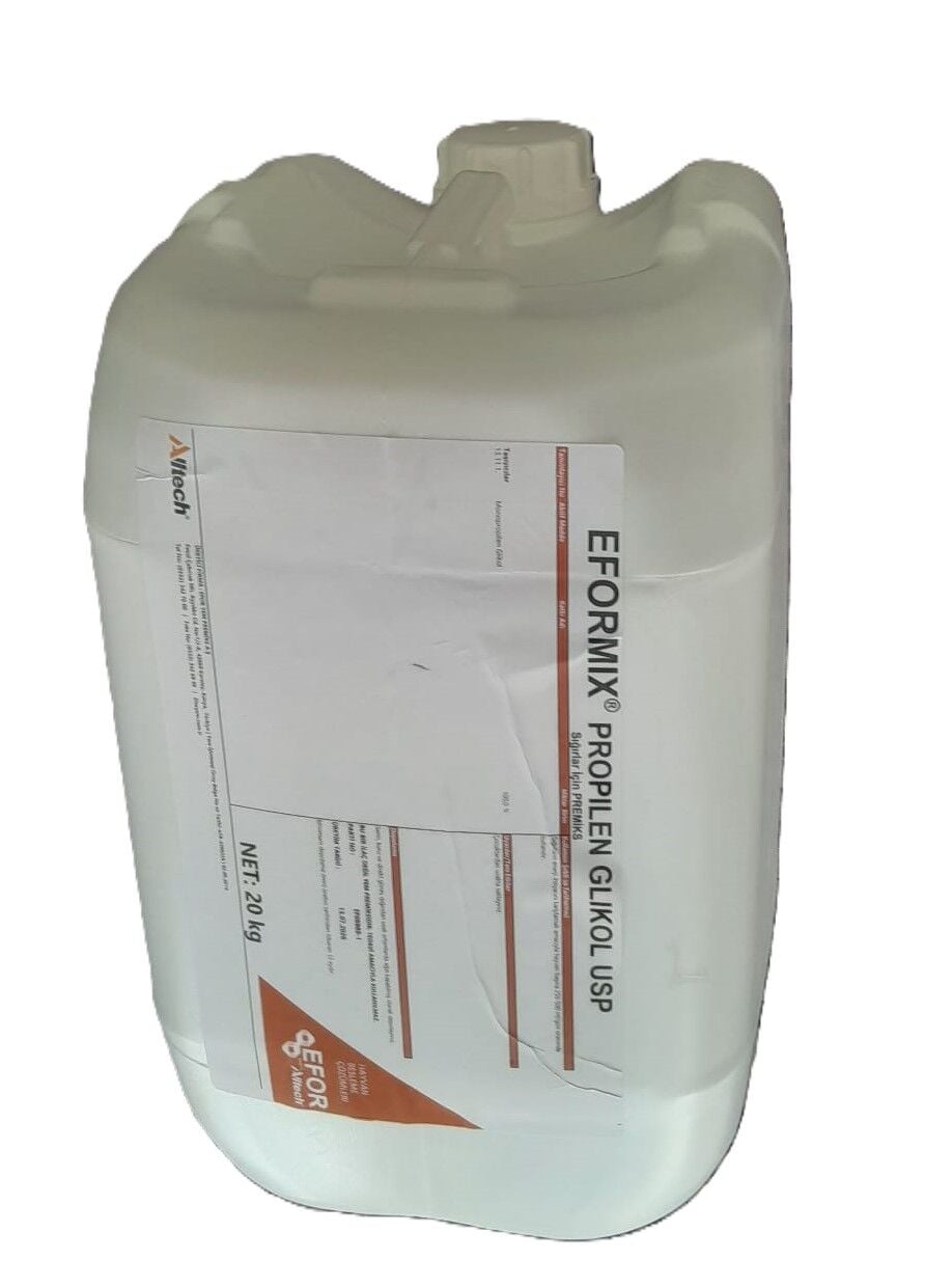 MONOPROPİLEN GLİKOL 20 LT ( SADECE YURTİÇİ KARGO İLE GÖNDERİLİR.)