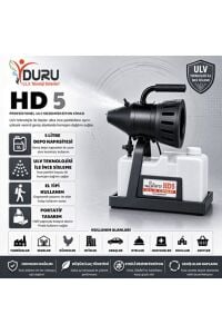 DURU HD 5 EL TİPİ-PORTATİF ELEKTRİKLİ ULV İLAÇLAMA-SİSLEME MAKİNESİ 5 LT