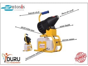 DURU MAX 5 OYNAR BAŞLIKLI EL TİPİ-PORTATİF ELEKTRİKLİ ULV İLAÇLAMA-SİSLEME MAKİN5 LT