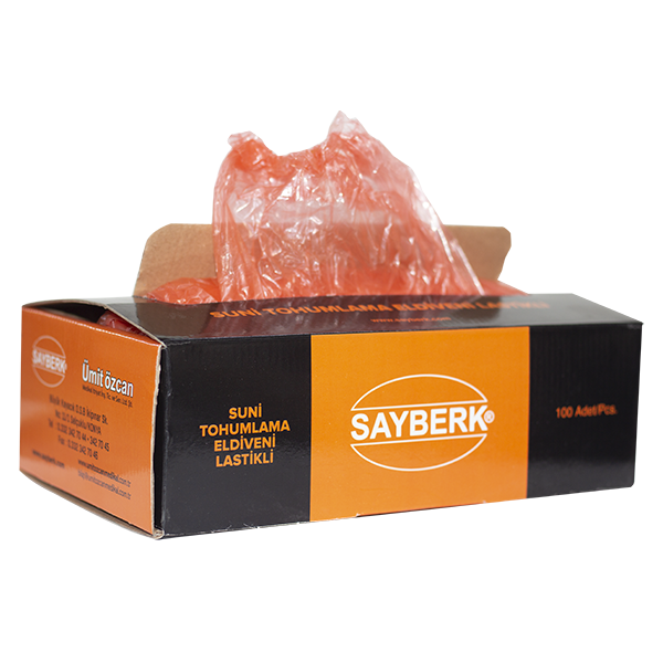 SUNİ TOHUMLAMA ELDİVENİ LASTİKLİ 100 LÜ