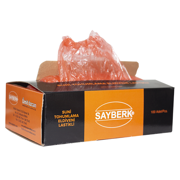 SUNİ TOHUMLAMA ELDİVENİ LASTİKLİ 100 LÜ