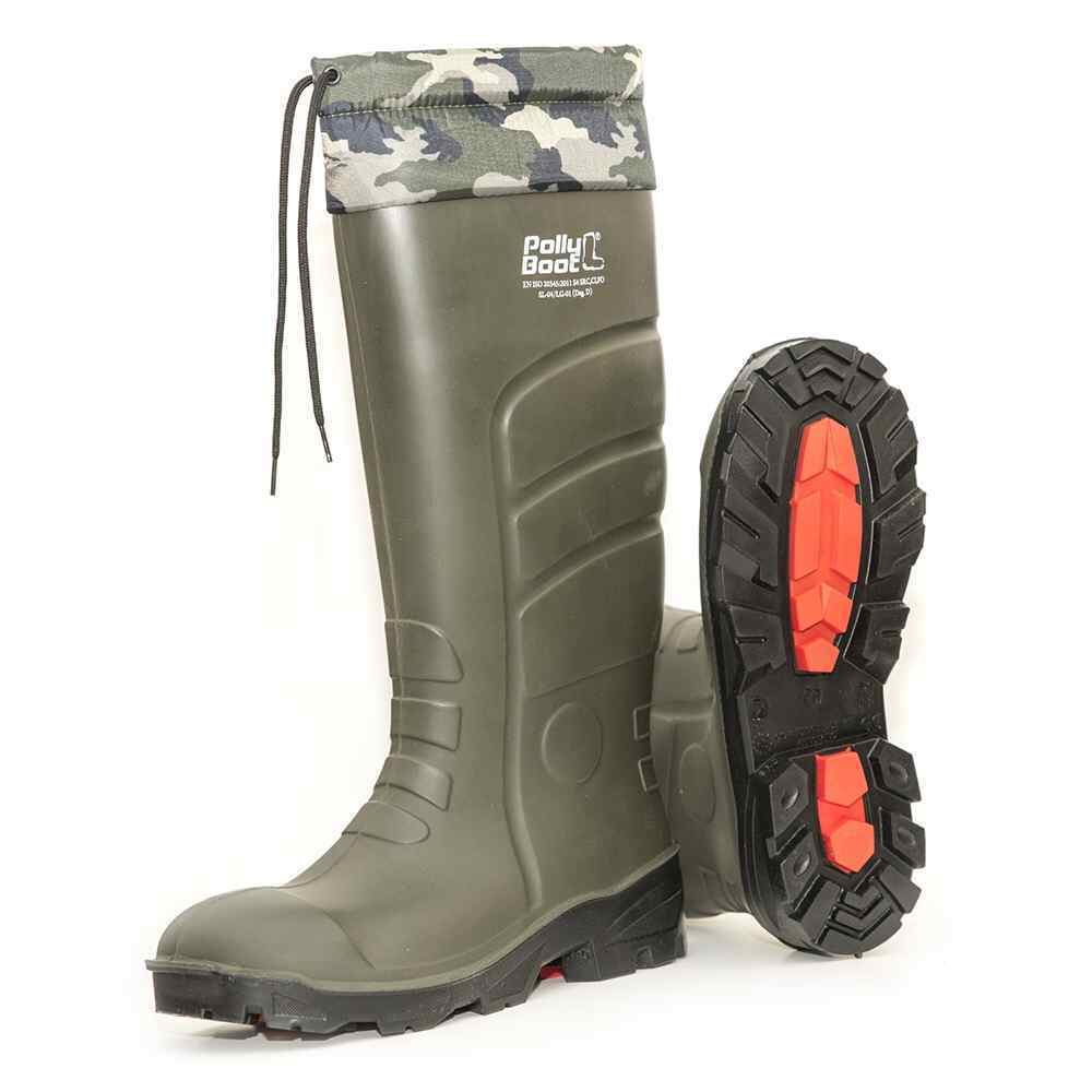 ÇİZME POLLY BOOT ÇELİK BURUNSUZ, BOĞAZLI, KONÇLU