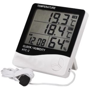NEW HTC-2 SICAKLIK VE NEM ÖLÇER DERECE TERMOMETRE HİGROMETRE