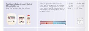 TUA SİSTEM SAĞIM ÖNCESİ KÖPÜKLÜ SOLÜSYON 20 LT (SADECE YURTİÇİ KARGO İLE GÖNDERİLİR)